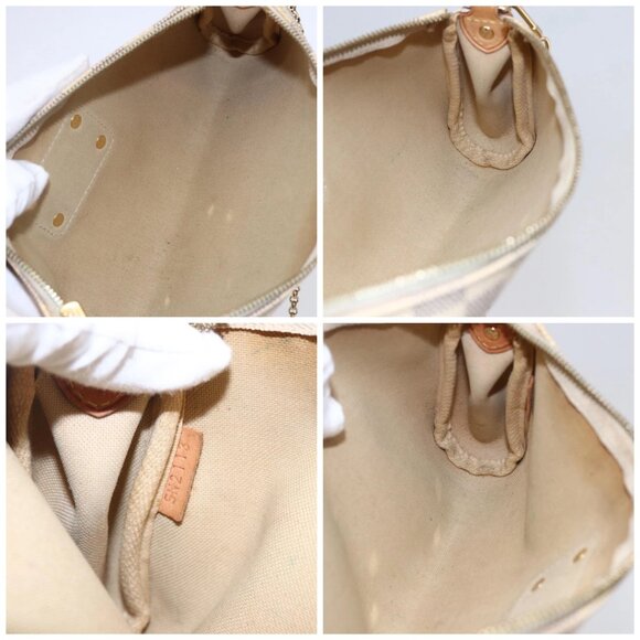 LOUIS VUITTON Damier Azur Eva Shoulder Bag 2way N55214 LV Auth 149303 - Picture 16 of 16